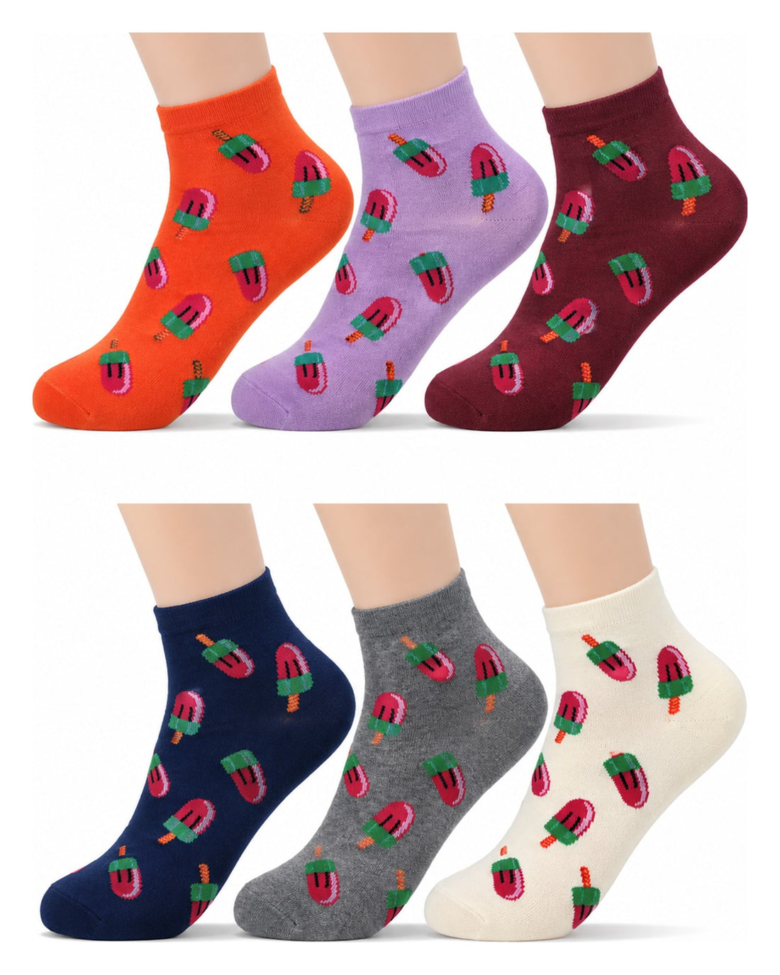 Niñas Calcetines #2153G (Docena)