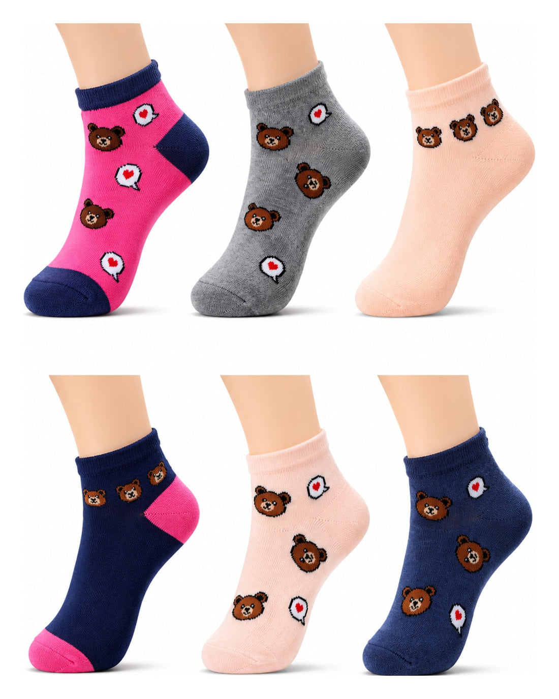 Niñas Calcetines #2295G (Docena)