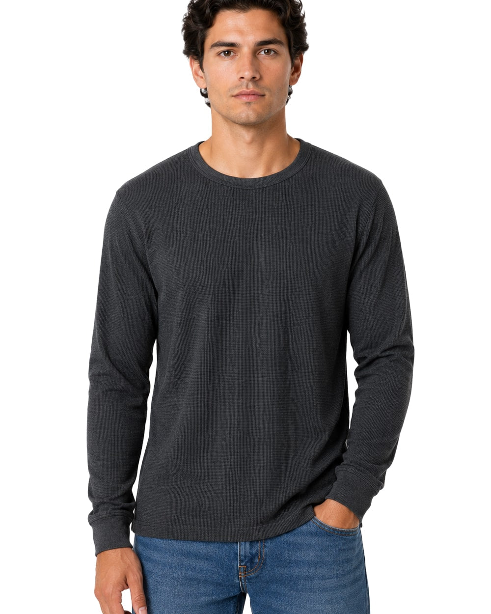 Hombre Playera Térmica Cuello Redondo #TH1