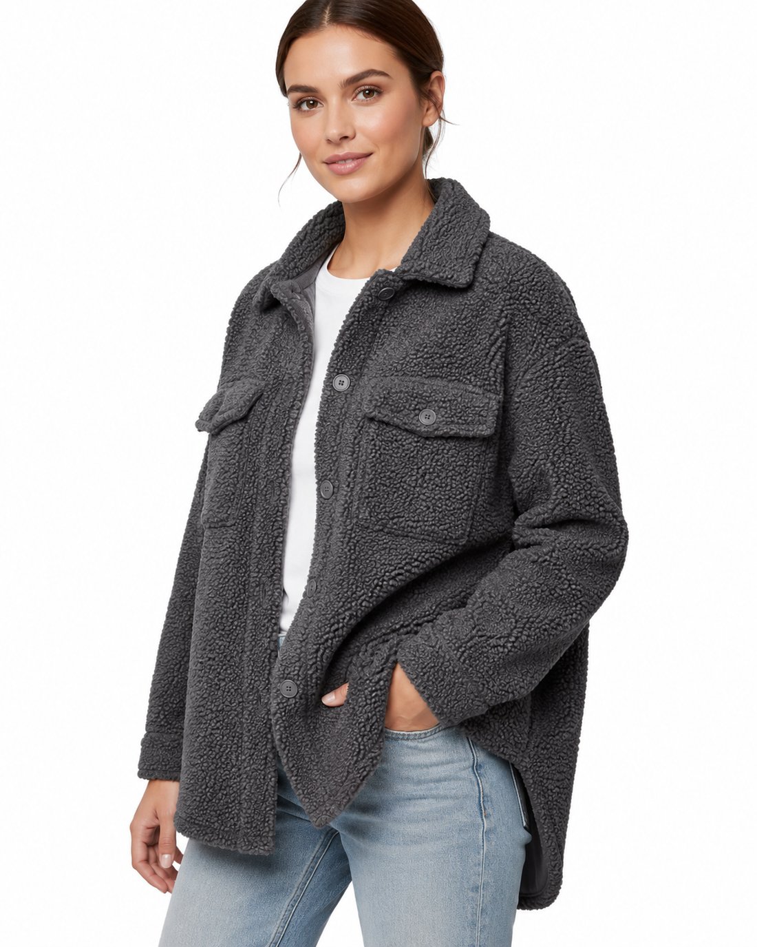 Mujer Sobrecamisa de Sherpa #09