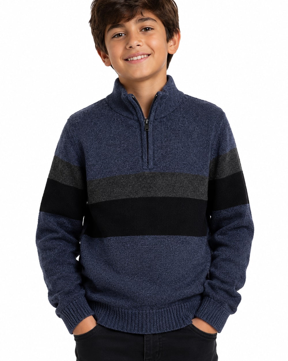 Niños Sueter de rayas W26-4