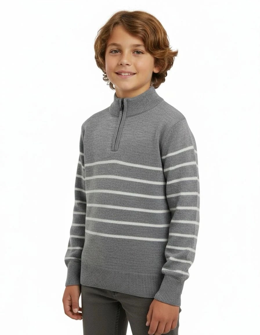 Niños Sueter de rayas W26-4