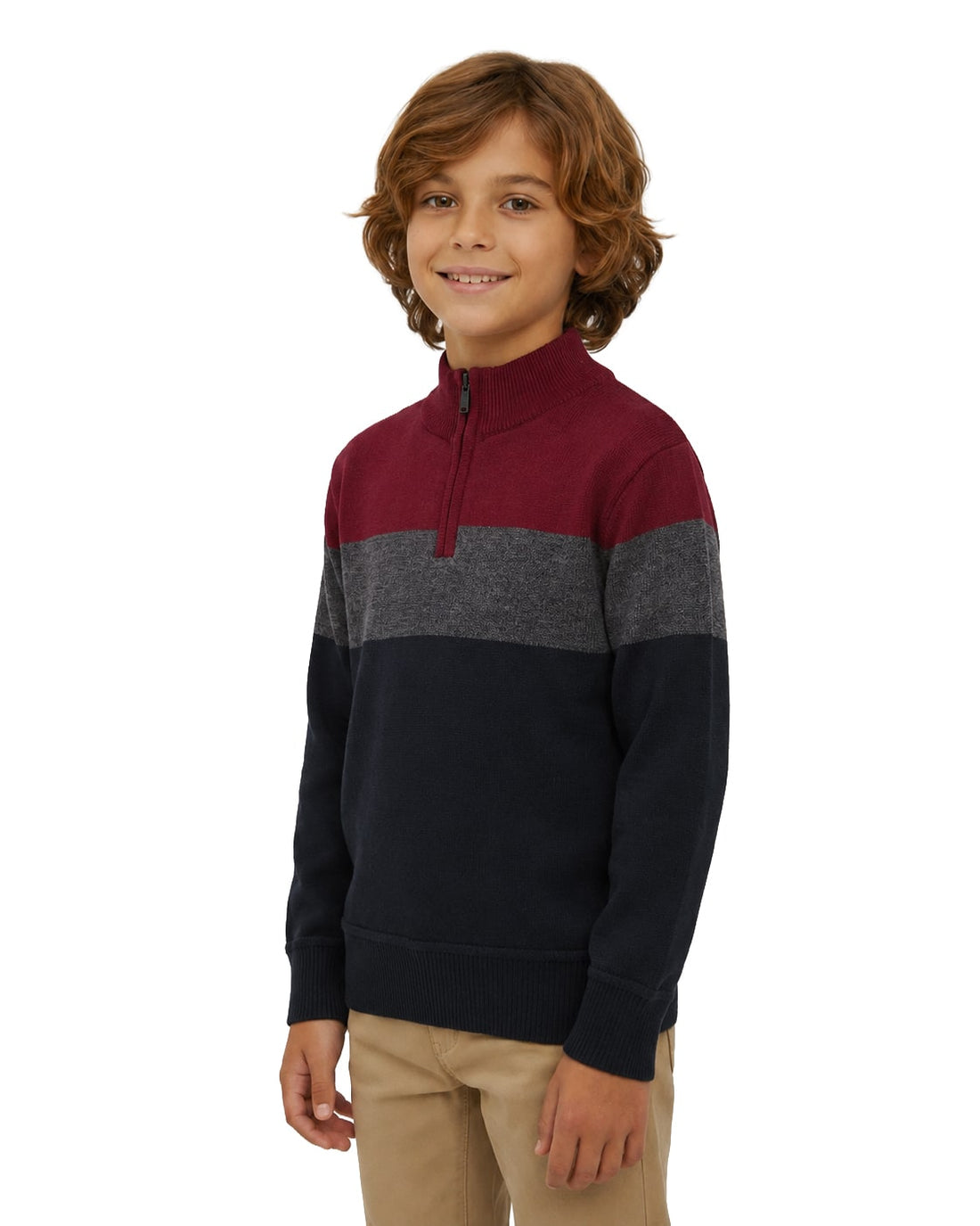 Niños Sueter de rayas W26-4
