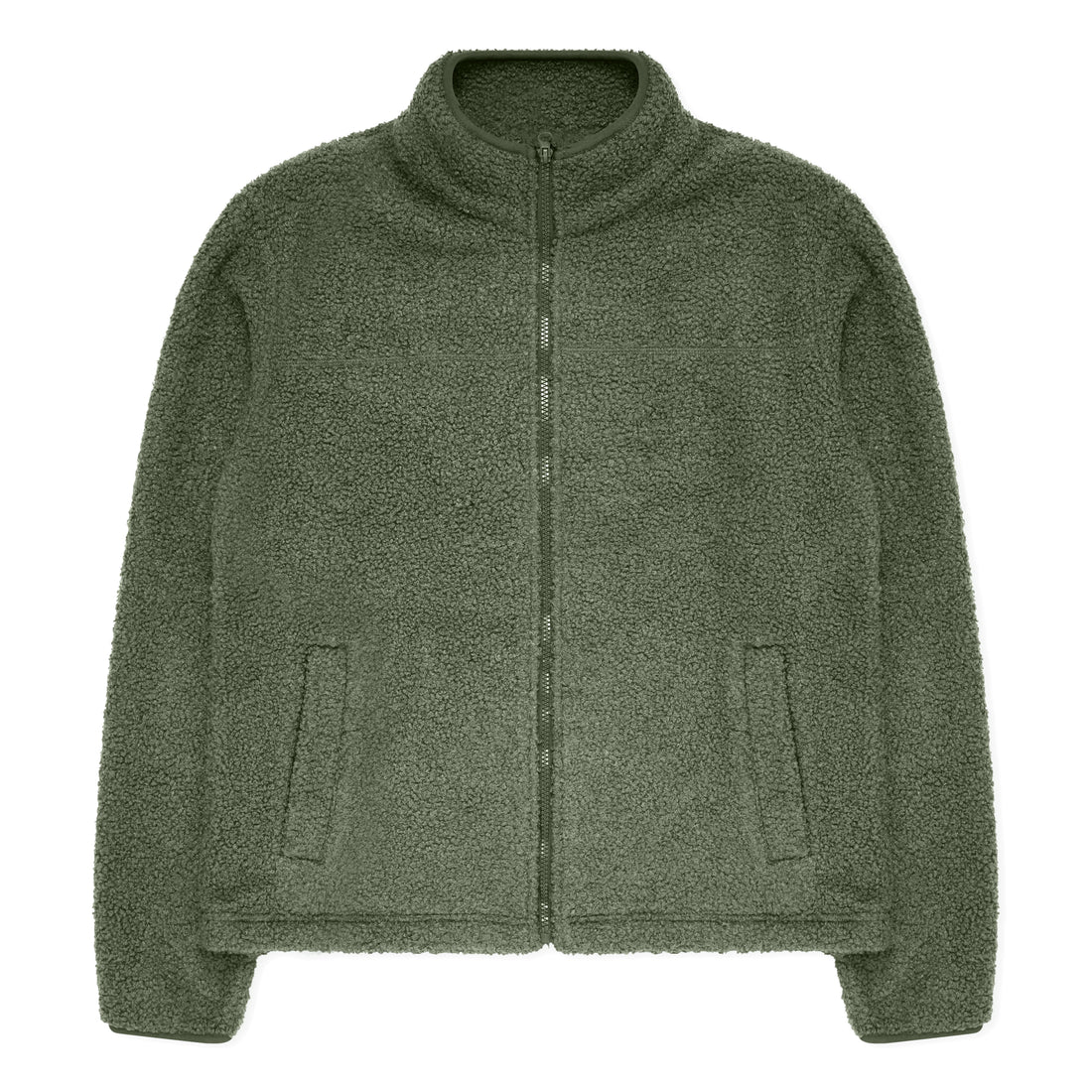 Chaqueta polar sherpa con cremallera para hombre J13