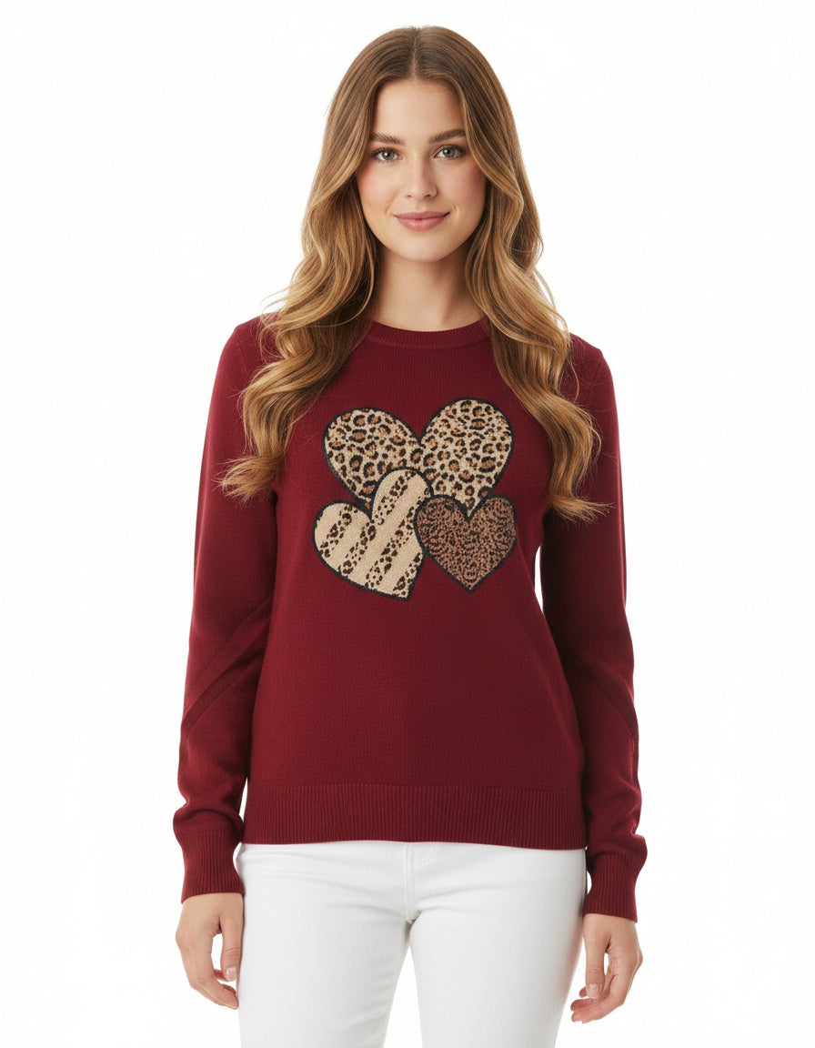 Crewneck Heart Sweater