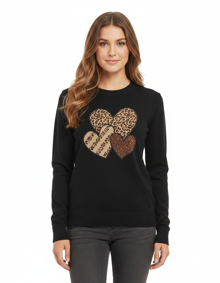 Crewneck Heart Sweater