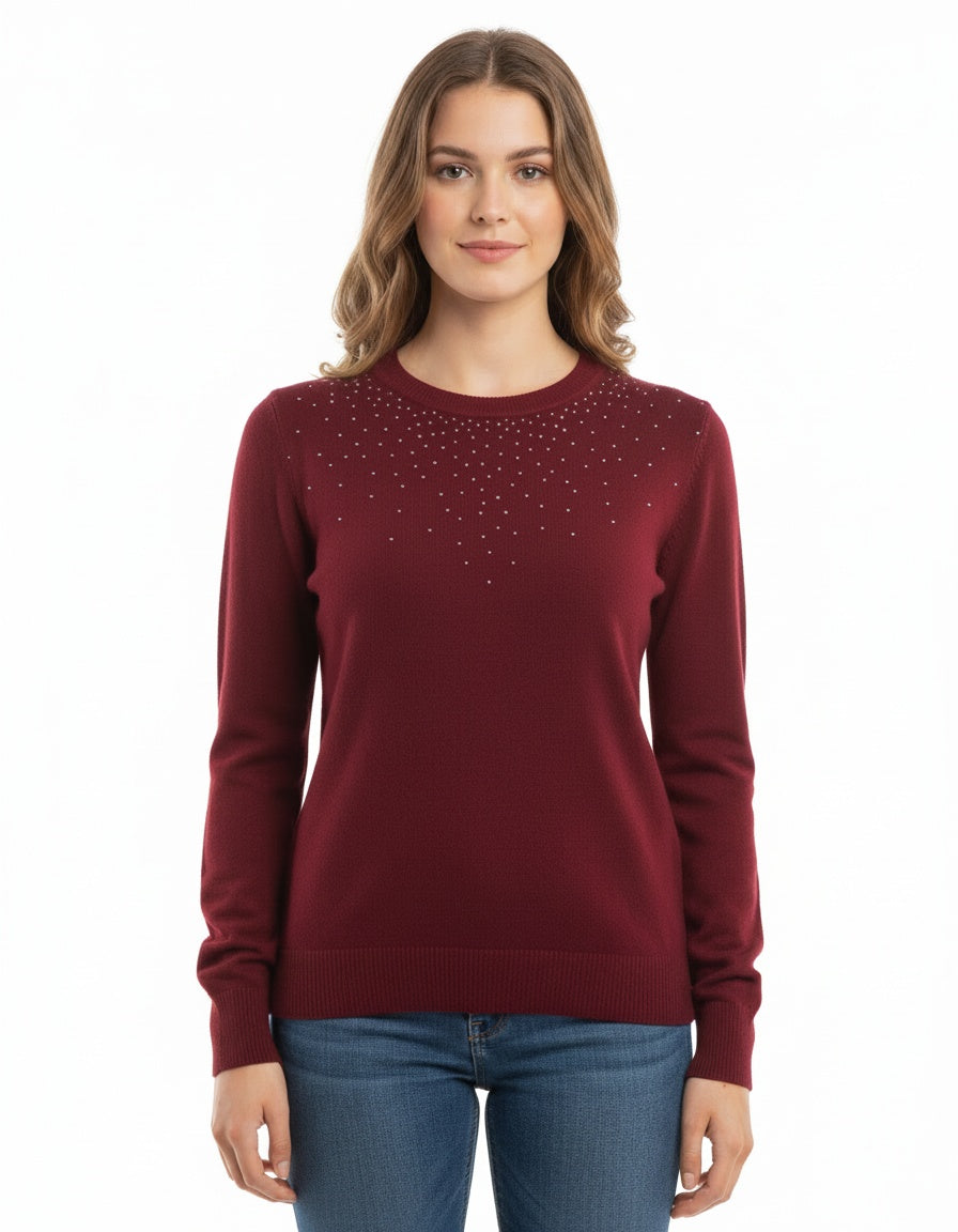 Crewneck Sparkle Sweater