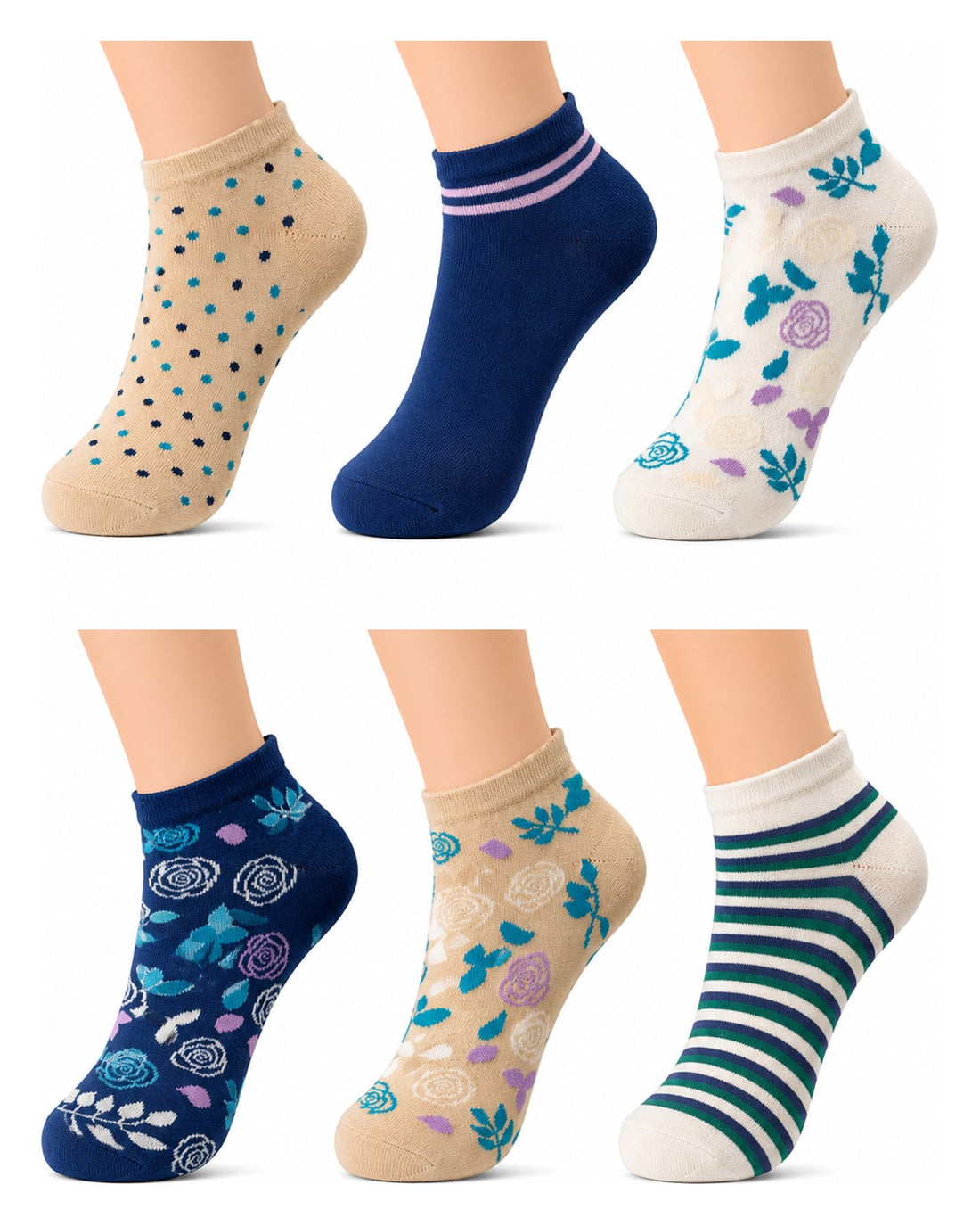 Niñas Calcetines #2298G (Docena)