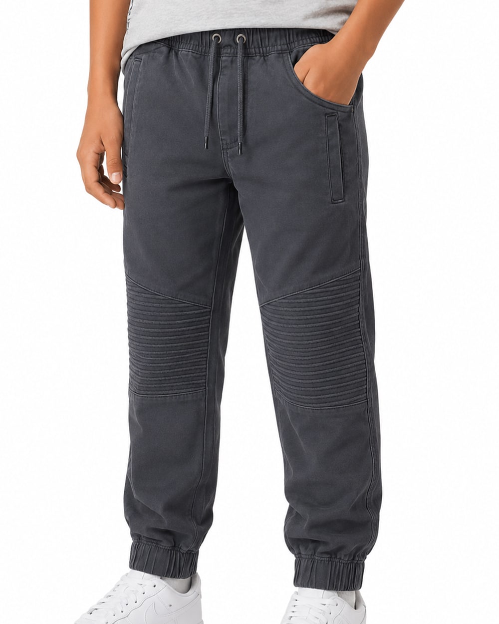 Boys' Cotton Twill Joggers #4414