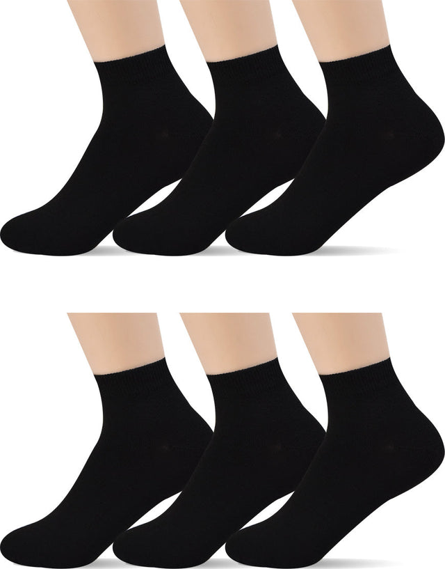 Calcetines Negros de Poliéster (Docena)