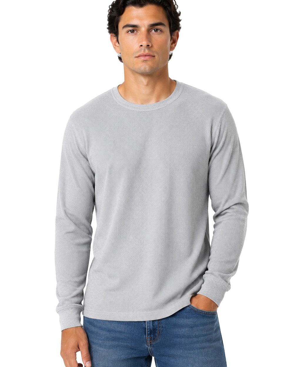 Hombre Playera Térmica Cuello Redondo #TH1