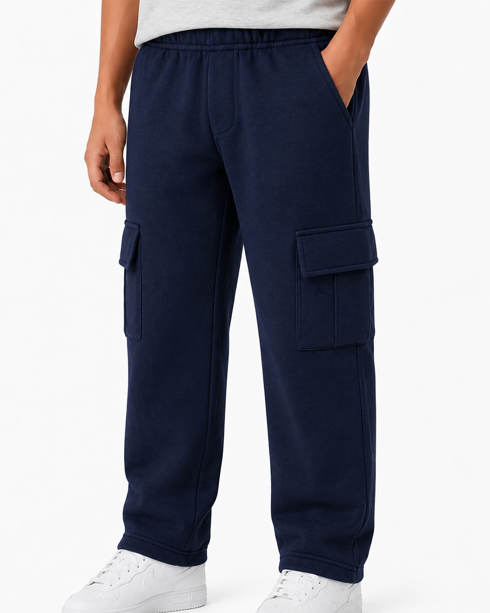 Niños Pantalón Cargo de Felpa #16