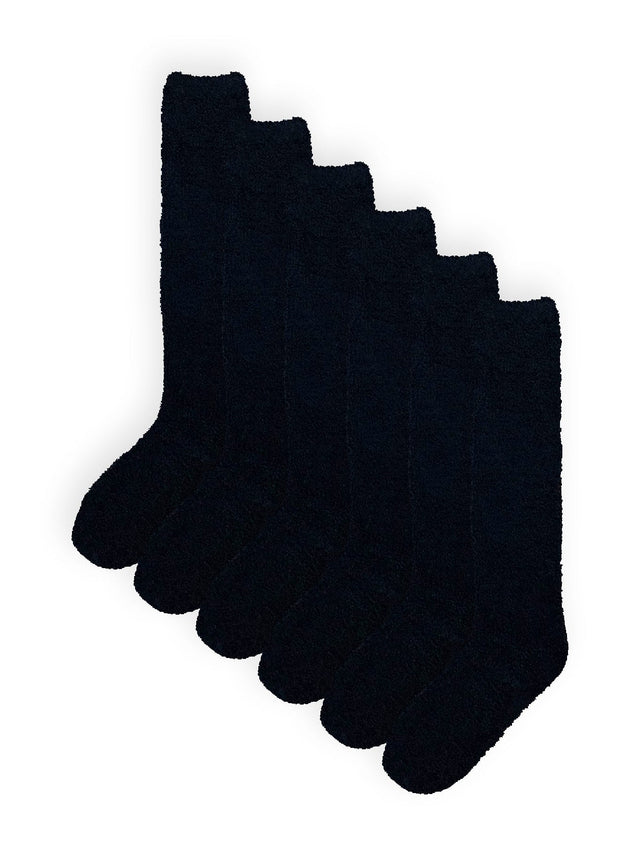 Calcetines Térmicos Altos Negros (Docena)