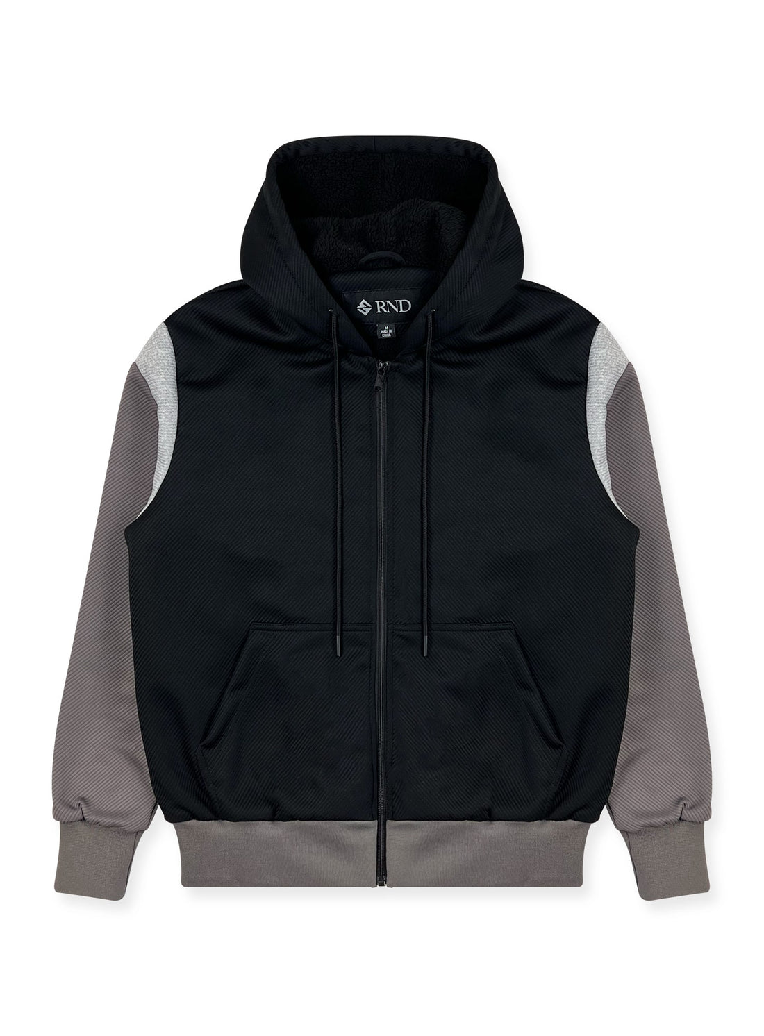 Sudadera Texturizada con Capucha Sherpa Hombre #105