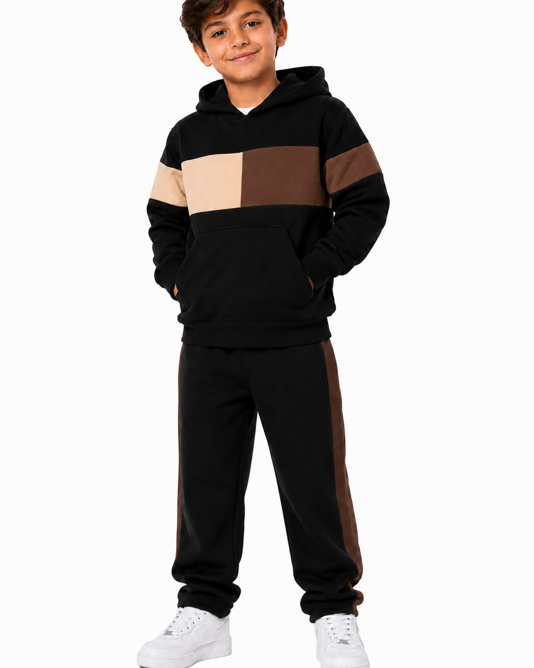 Niños Conjunto de Felpa de 2 Piezas #Q02
