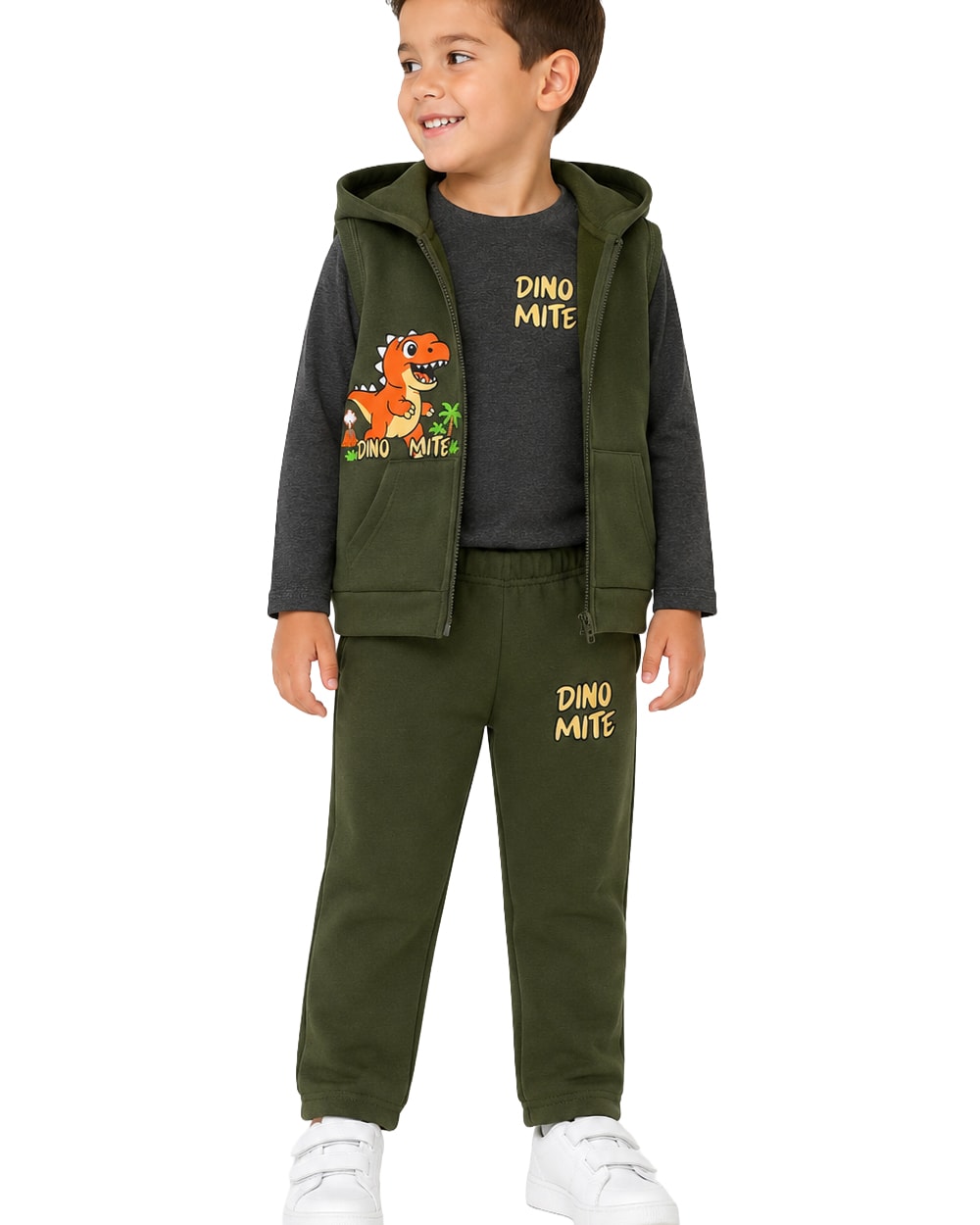 Niños Conjunto de Felpa de 3 Piezas #T13