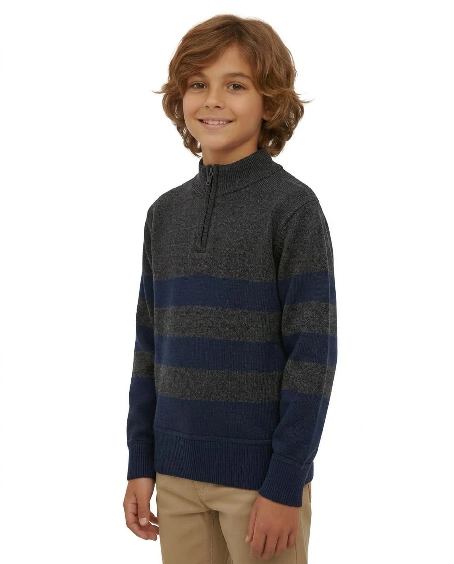 Niños Sueter de rayas W26-4
