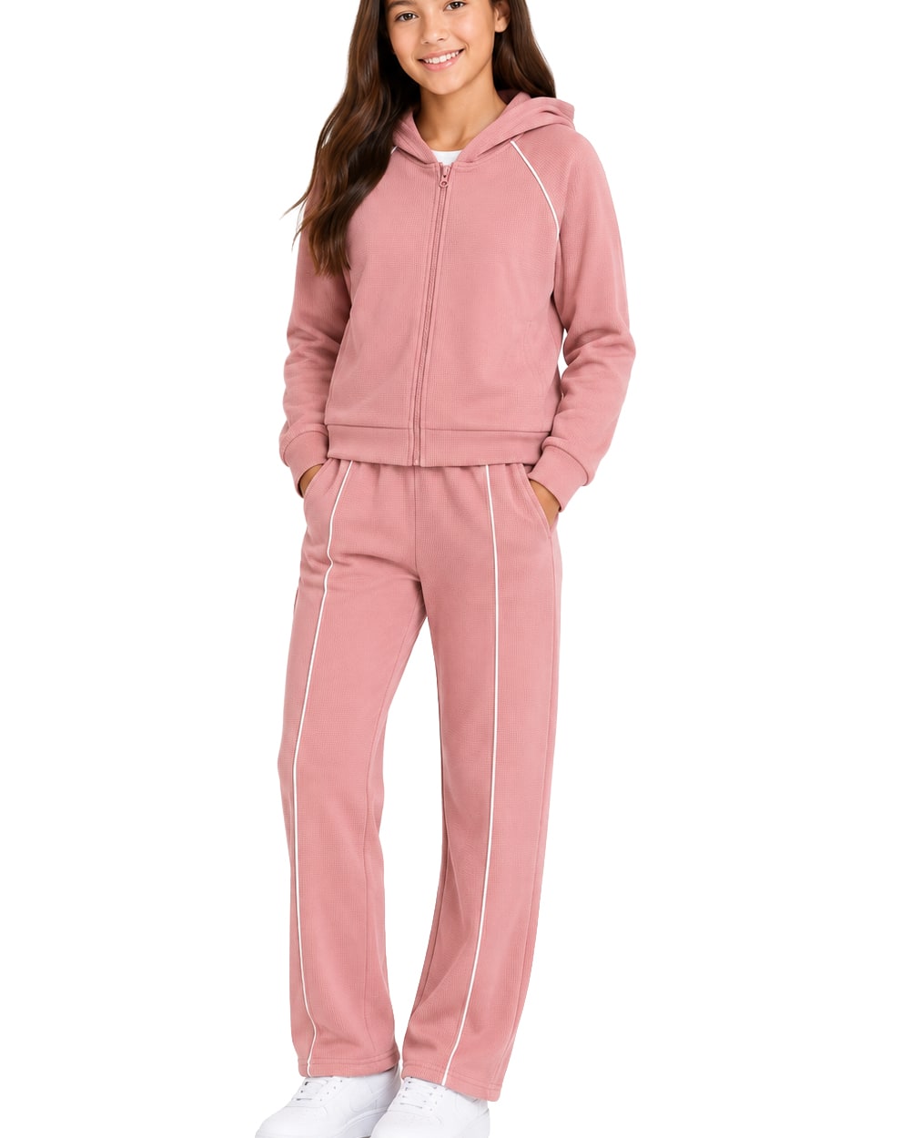 Girls' Hoodie & Track Pants Set #N18