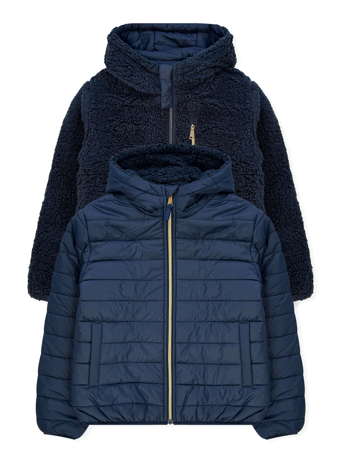 Chamarra Reversible con Sherpa Niña #J97