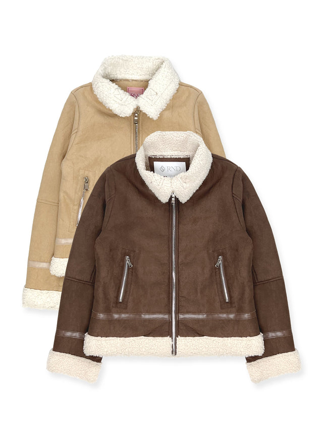 Chaqueta Forro Sherpa Mujer #K25
