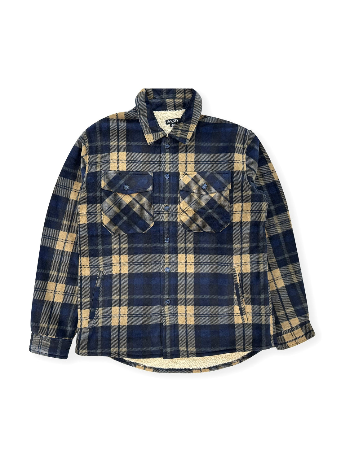 Chamarra de hombre con forro de sherpa H34