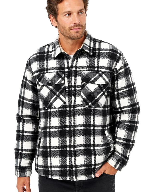 Hombre Sobrecamisa con Forro de Sherpa #34