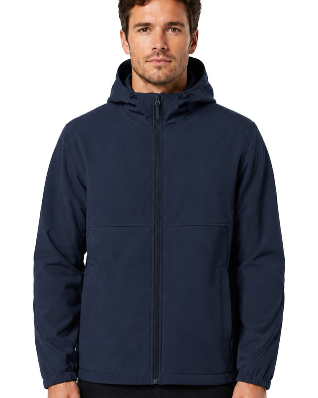 Hombre Chamarra Softshell con Capucha #K04