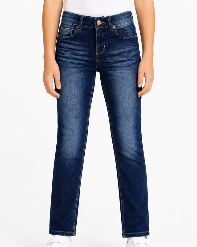 Niñas Jeans Skinny Deslavados #01