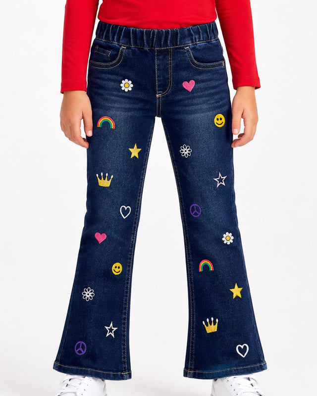 Niñas Jeans Acampanados #08