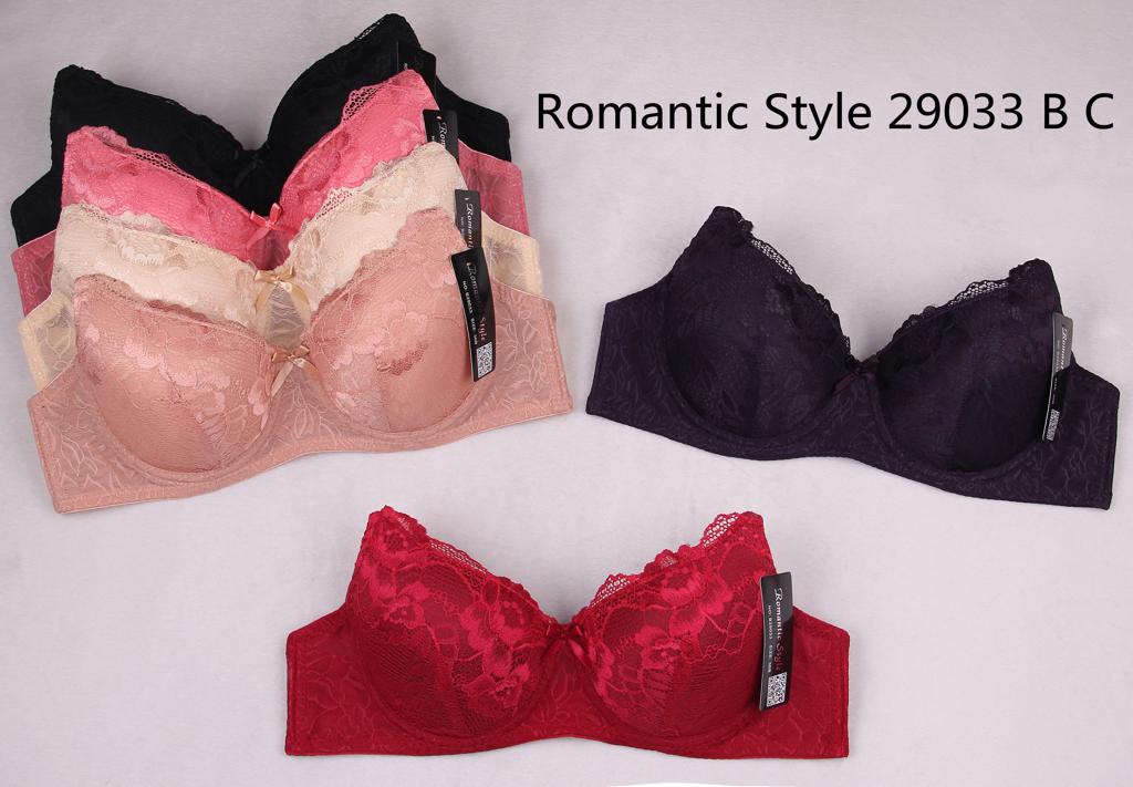 Brasier Romantic en copa B y copa C.