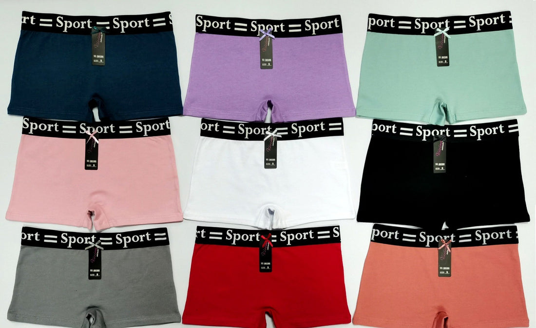 Pantaleta tipo boxer de algodon (48pcs)