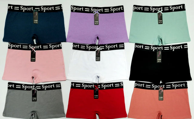 Pantaleta tipo boxer de algodon (48pcs)