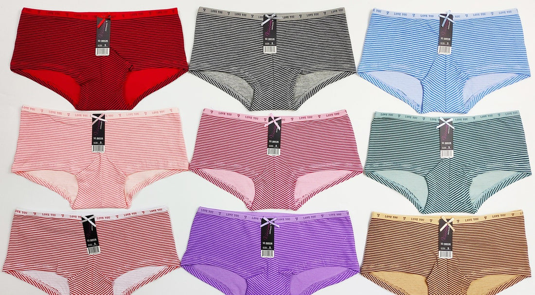 Pantaleta corte boxer corto (48pcs)