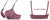 Brasier de 3 ganchos copa B y C liso (24pcs)
