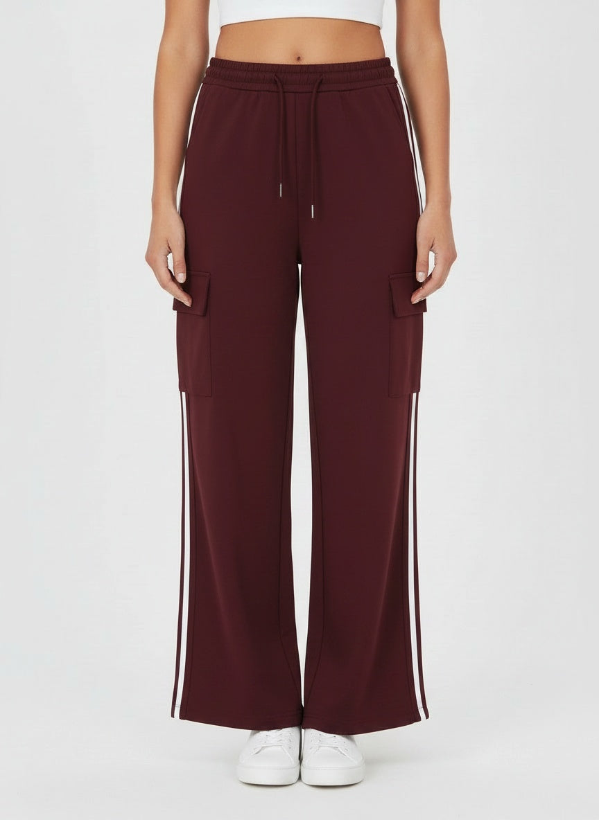 Women's Wide-Leg Cargo Pants #02