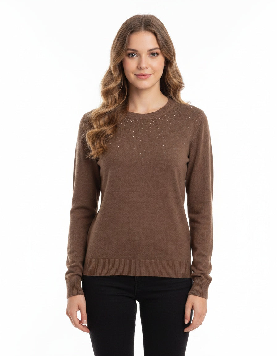 Crewneck Sparkle Sweater