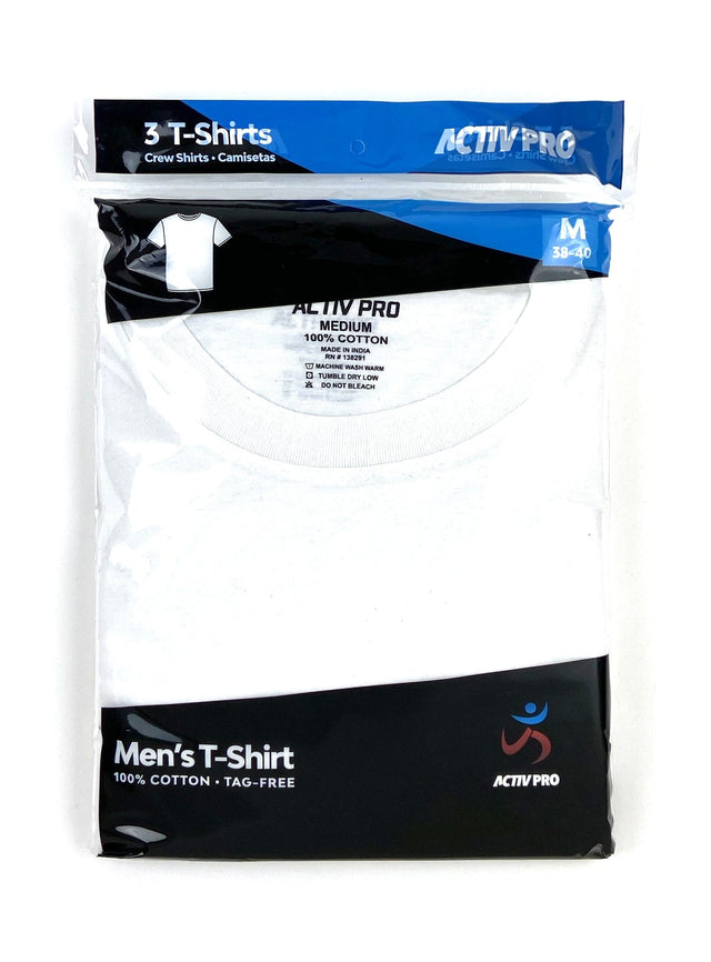 Hombre Playera Blanca (3-Pack)