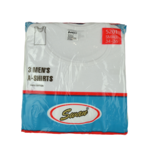 Playera de Resaque  Blanca SWAN (Docena)