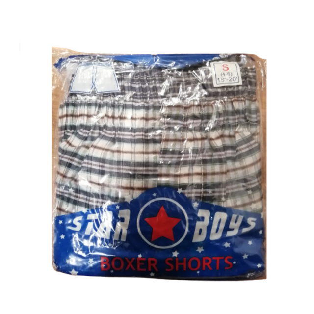 Star Boys Boxer Shorts Cuadrito Para Niños (Docena)