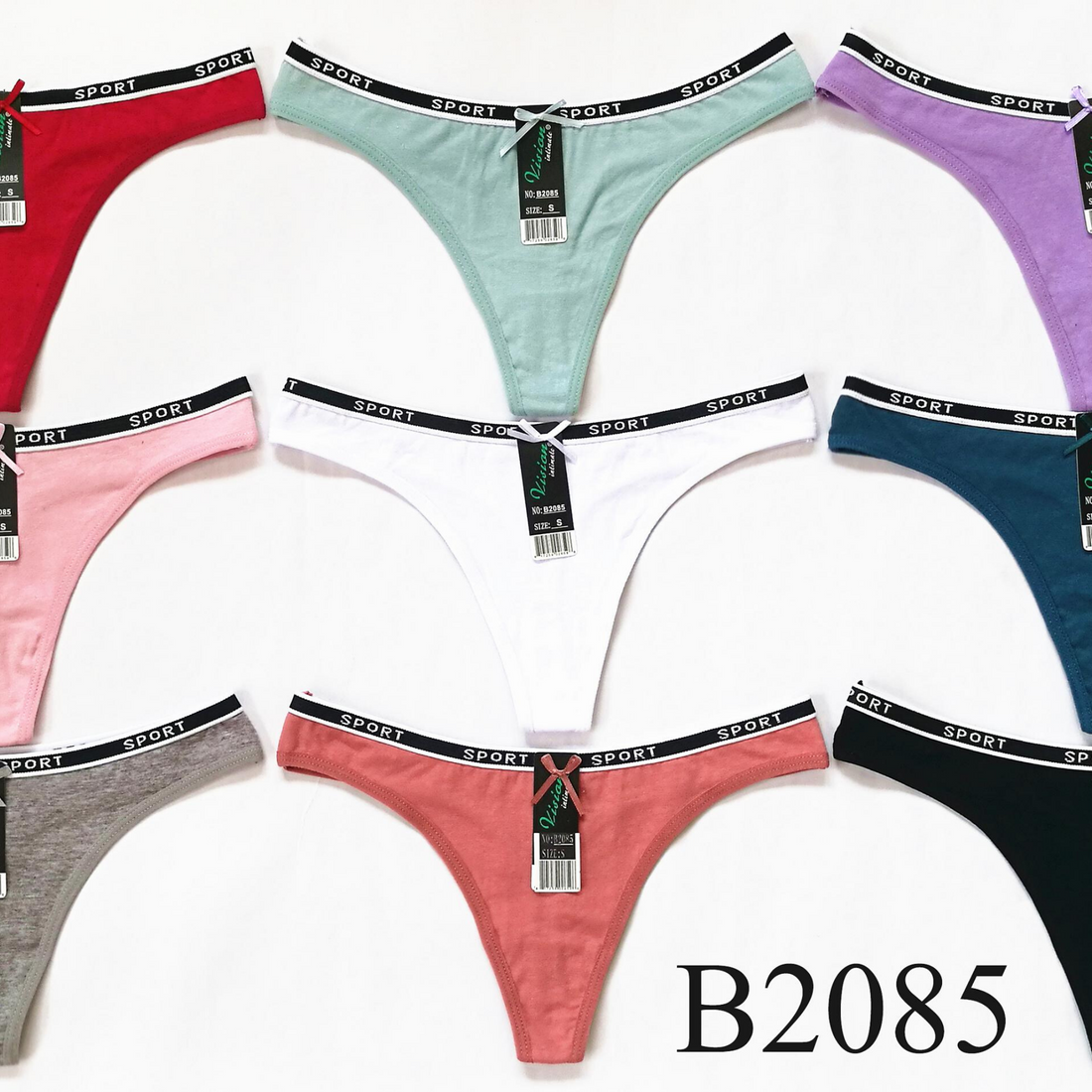 Tanga de algodon (Corrida 48 Piezas S-M-L-XL)