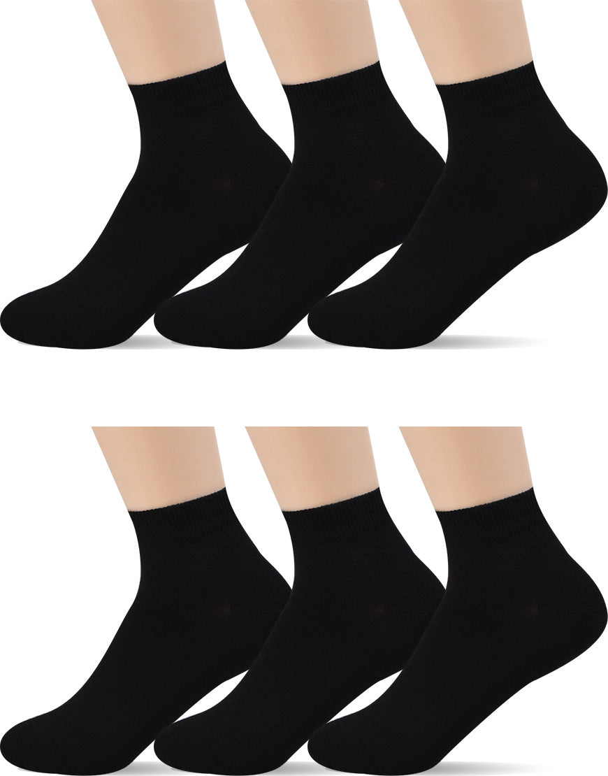 Calcetín Spandex Negro (Docena)