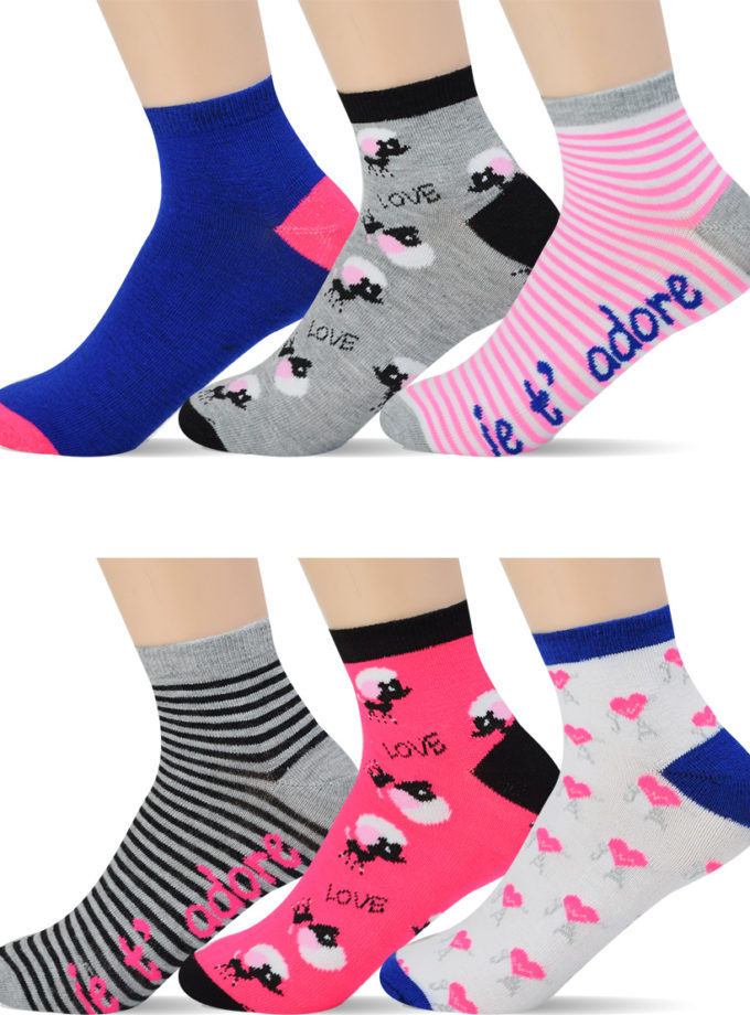 Calcetines Spandex de Colores para Mujer (Docena)