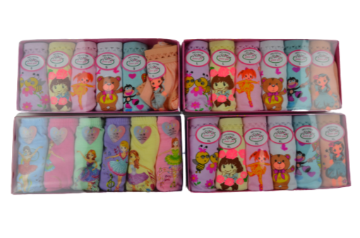 Pantaleta de Niña en caja (Docena)