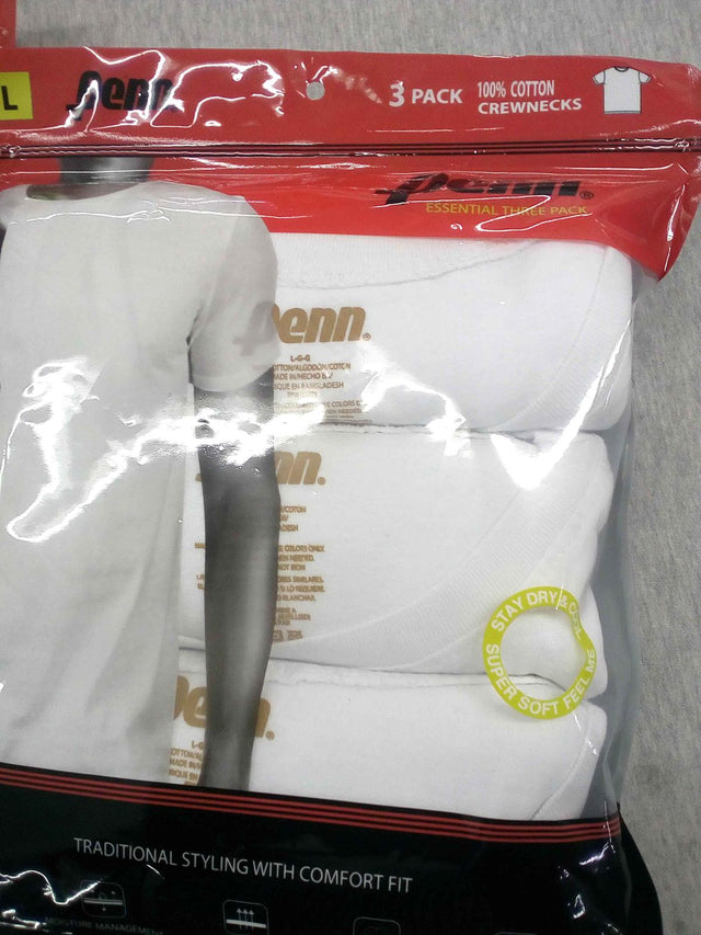 Camiseta V Blanca PENN (Docena)