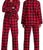 Conjunto Pijama Hombre Bufalo Rojo (Docena)